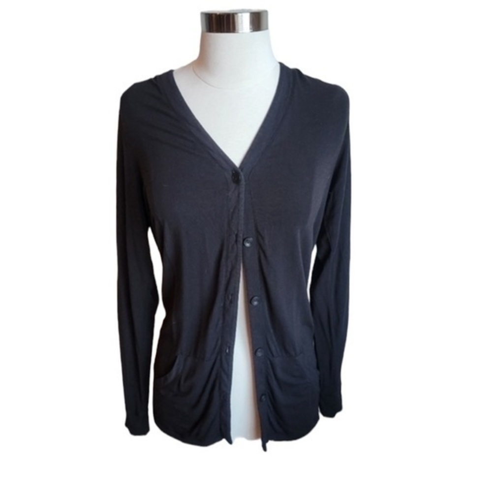 Cuddl Duds Black Cardigan